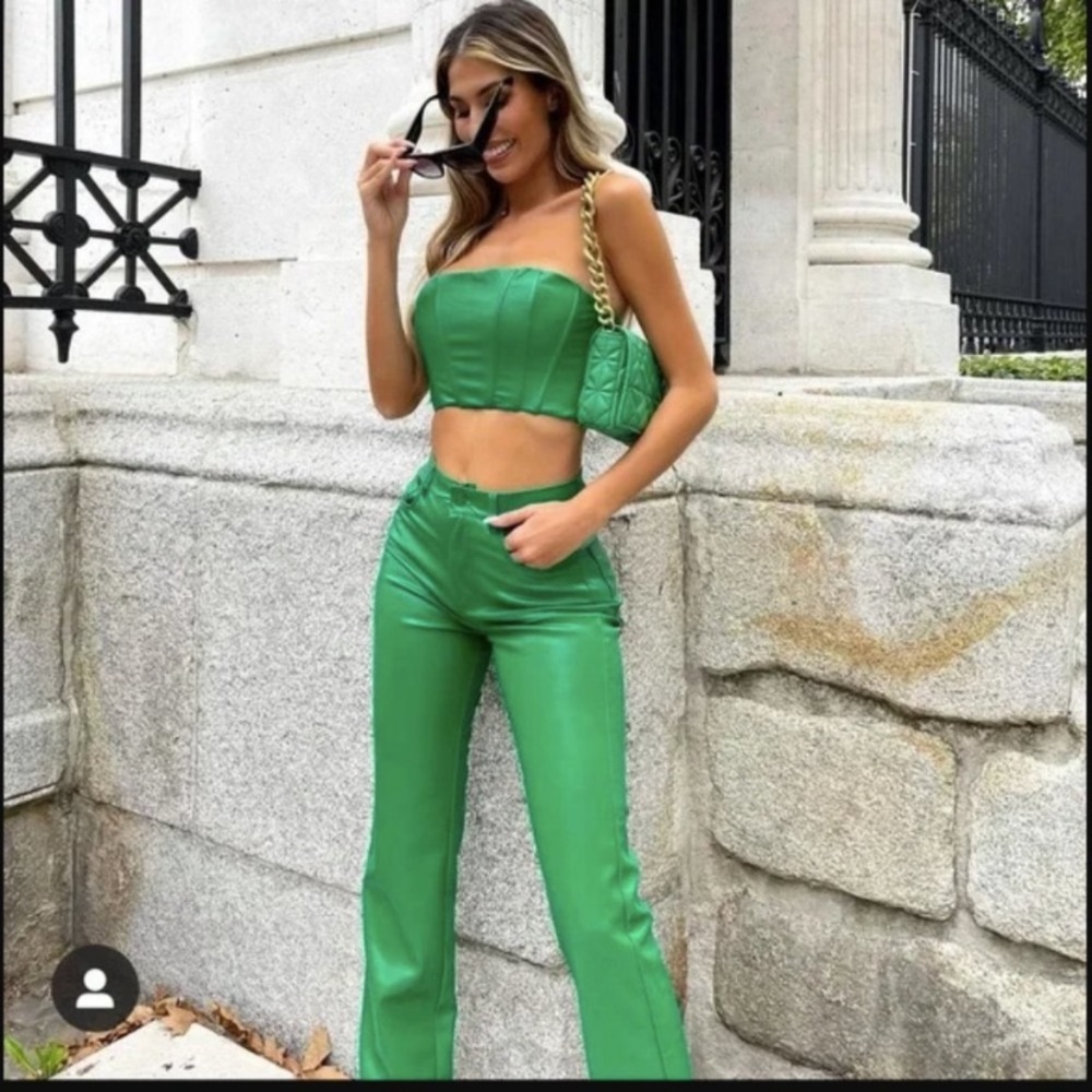 ZARA FAUX LEATHER SET